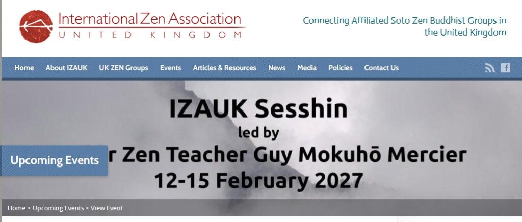 Sesshin à Sheringham, Royaume-Uni – 11- 14 février 2027